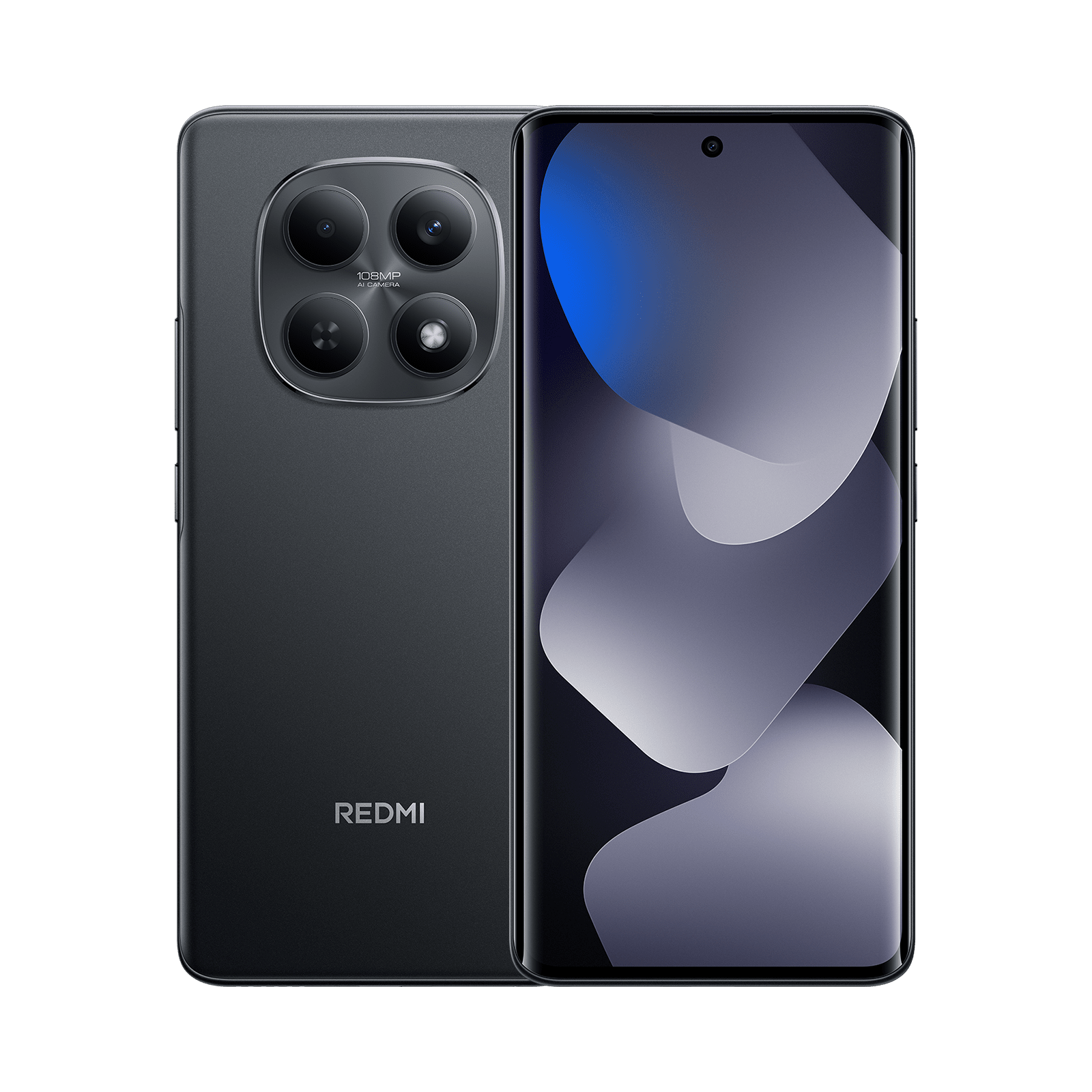 نمای رسمی و کامل جلو و پشت Redmi Note 15 4G به رنگ مشکی؛ رنگ کالای عرضهشده در تاجپ ممکن است متفاوت باشد