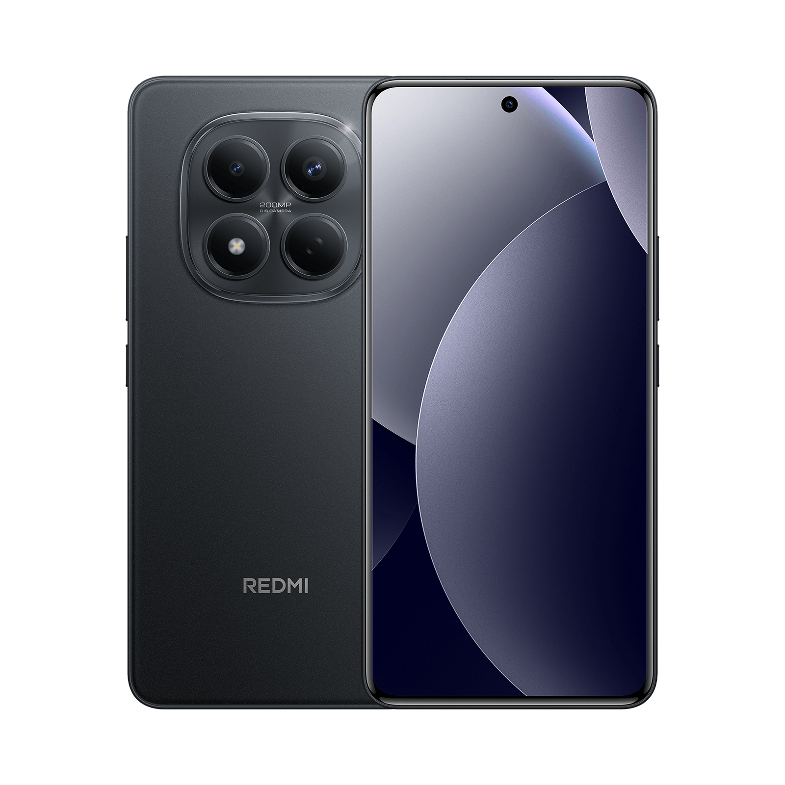 نمای رسمی و کامل جلو و پشت Redmi Note 15 Pro 4G به رنگ مشکی؛ رنگ کالای عرضهشده در تاجپ ممکن است متفاوت باشد
