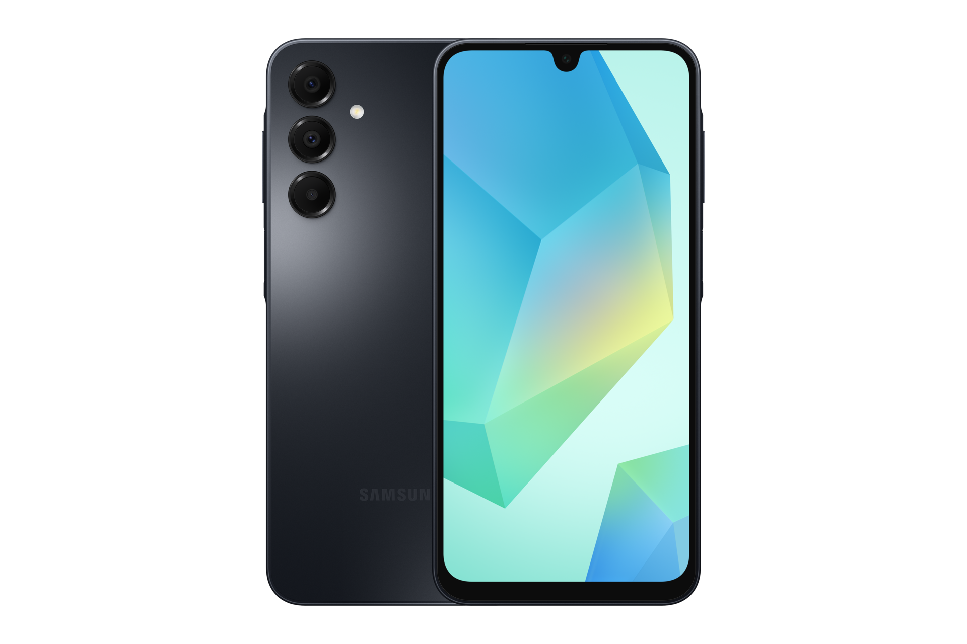 رندر رسمی نمای روبهروی Galaxy A16 4G در یکی از رنگهای عرضهشده؛ برای نمایش طراحی محصول