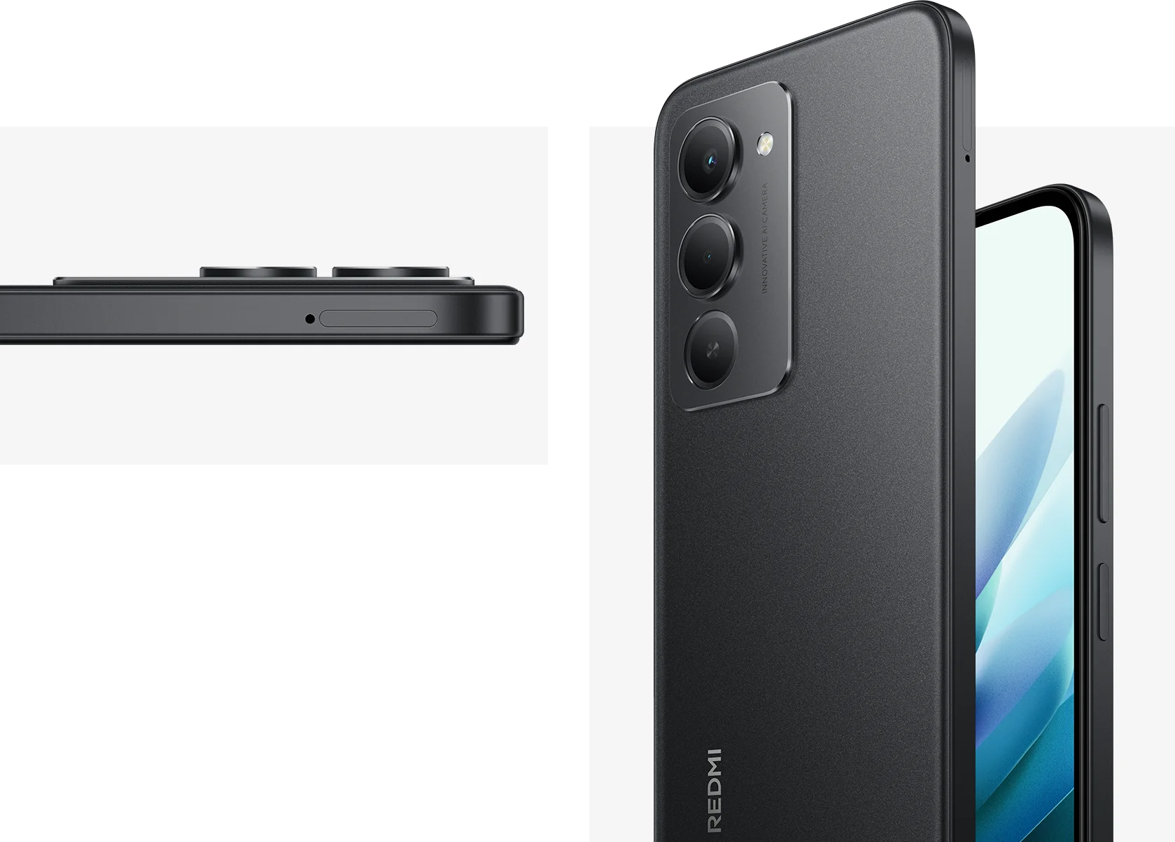 رندر رسمی Redmi 15 4G نسخه ۸/۲۵۶ گیگابایت به رنگ مشکی