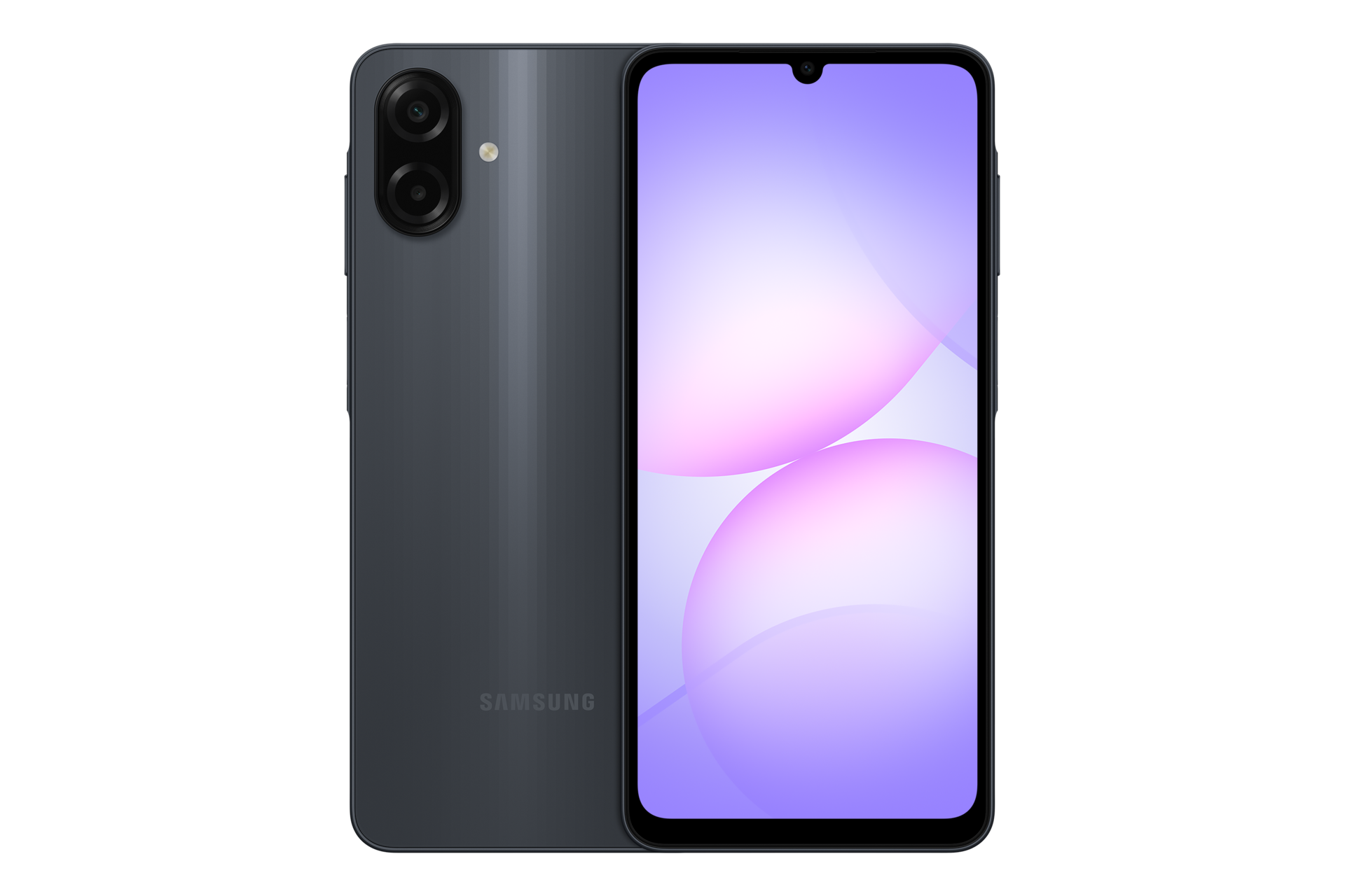نمای کامل جلو و پشت گوشی سامسونگ Galaxy A07 4G