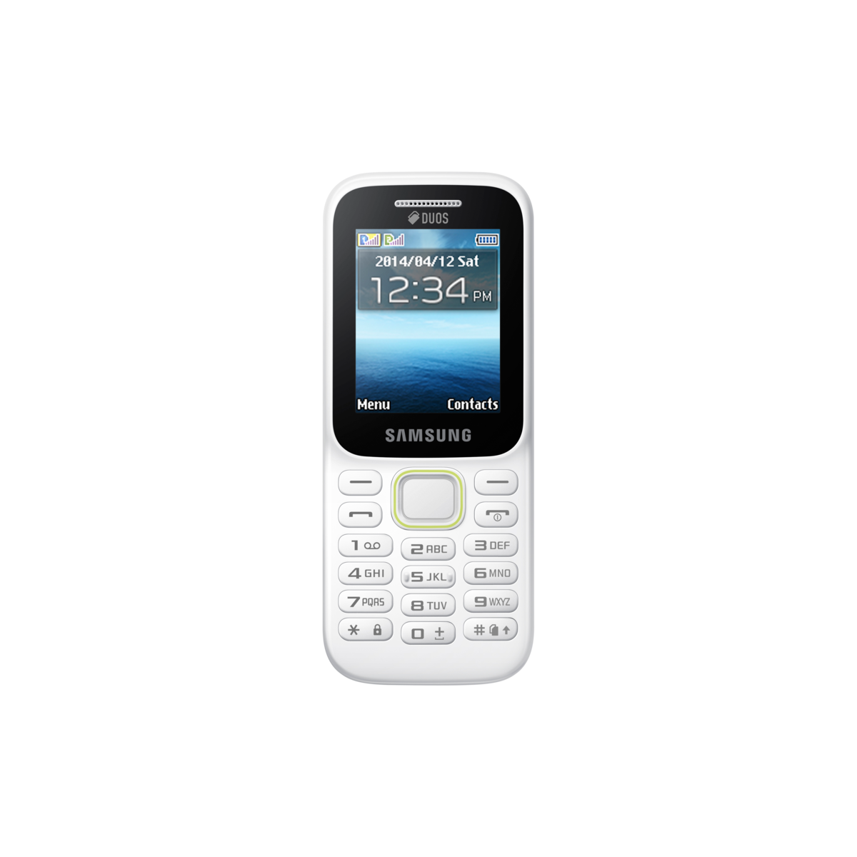 نمای روبهرو و کامل گوشی دکمهای Samsung Guru Music 2 SM-B310E