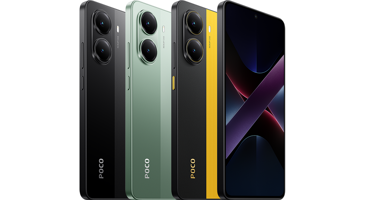 گوشی پوکو X7 Pro در تصویر رسمی سازنده
